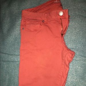 Orange/Peach jeans